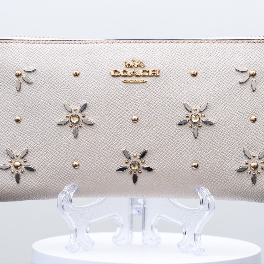 Coach zip around wallet